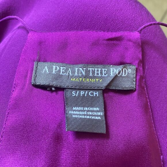 A Pea in the Pod - Spaghetti Strap Jewel Toned Maternity Dress Size S - Picture 4 of 5